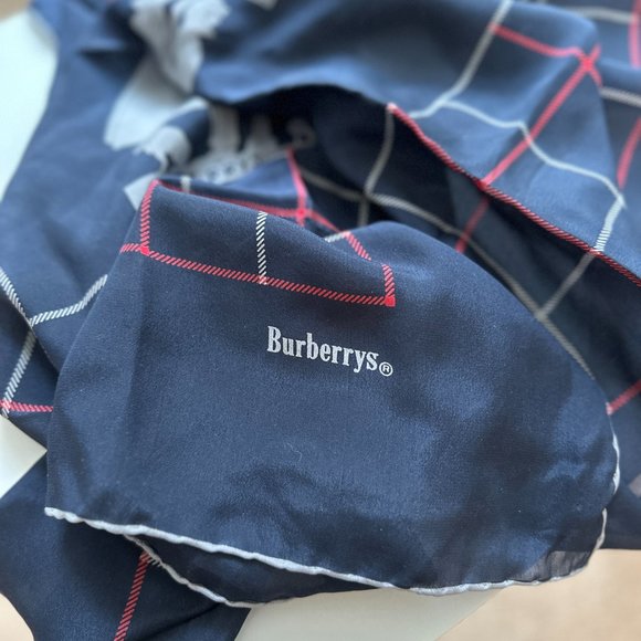 Vintage Burberry Silk Scarf - Picture 6 of 6